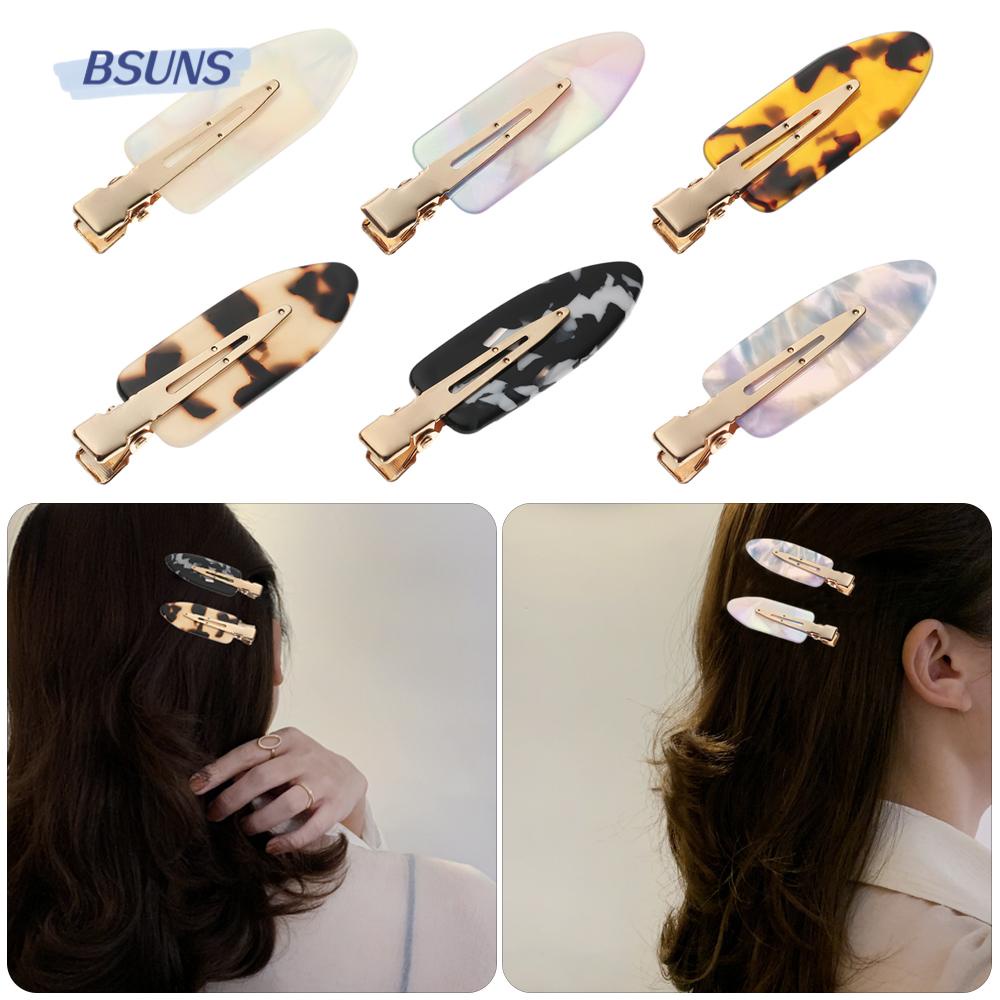 Kẹp Tóc Không Đường May Cố Định Tóc Mái Cho Nữ