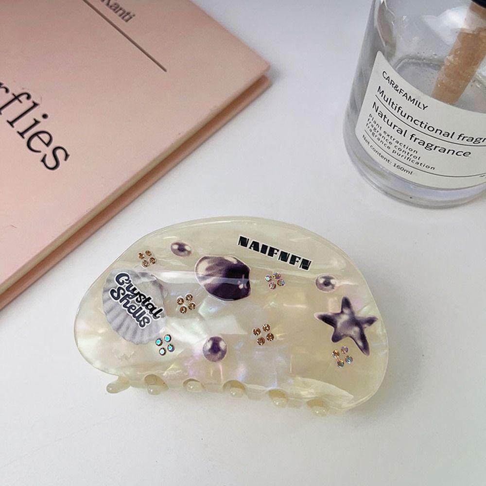 Kẹp Tóc Móng Vuốt Hình Sao Biển / Cá Mập Dễ Thương Phong Cách Hàn Quốc Thời Trang Cho Nữ