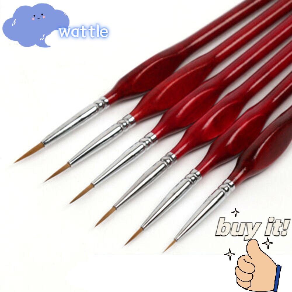 Bộ 6 Cọ Vẽ Tranh Nghệ Thuật DIY