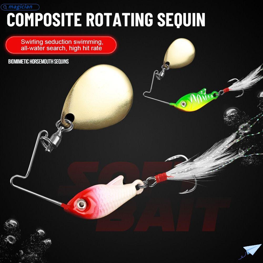 Mồi Câu Cá Giả Bằng Kim Loại Có Móc