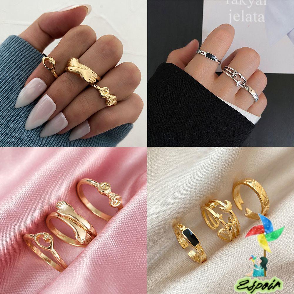 Nhẫn Kim Loại Thời Trang Phong Cách BOHO Cổ Điển