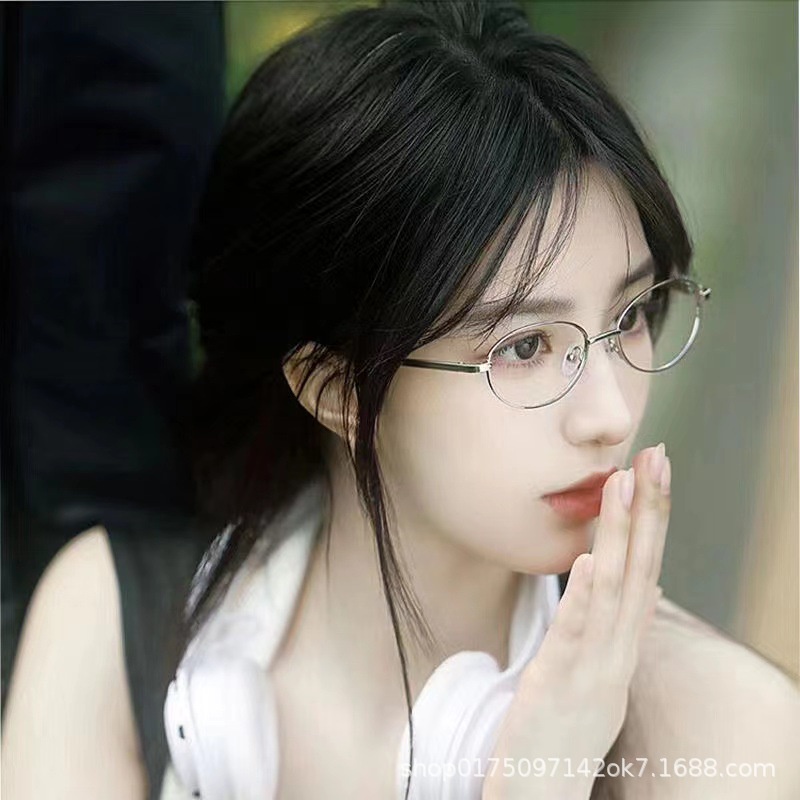 Kính Chống Ánh Sáng Xanh Gọng Nhỏ Siêu Nhẹ Thời Trang Cho Nữ