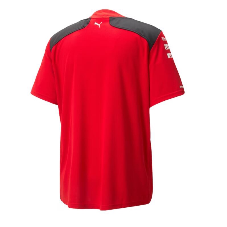 Bộ Quần Áo Đua Xe F1 + Áo Thun Tay Ngắn In Logo Ferrari Team F1 Thời Trang Mùa Hè 2023