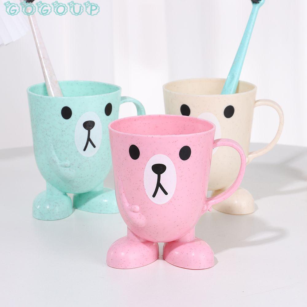 Giá Đỡ Bàn Chải Đánh Răng / Cốc Súc Miệng Thiết Kế Nhỏ Gọn