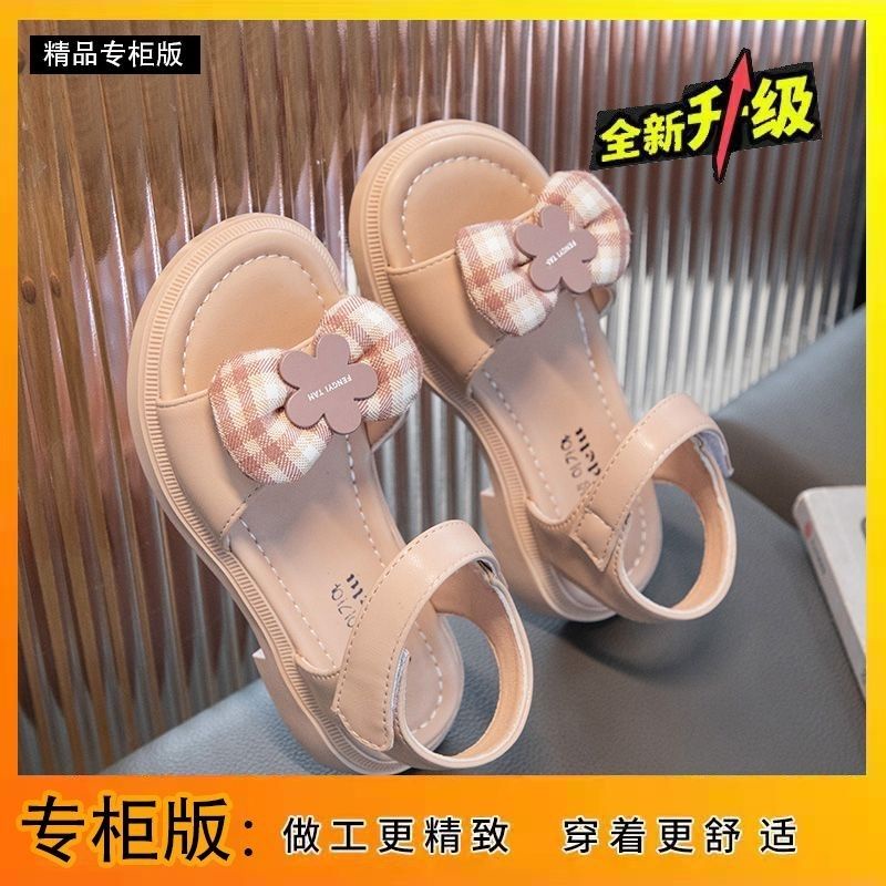 Giày Sandal Đế Mềm Phong Cách Công Chúa Thời Trang Mới 2023 Dành Cho Bé Gái Đi Biển 8HNX