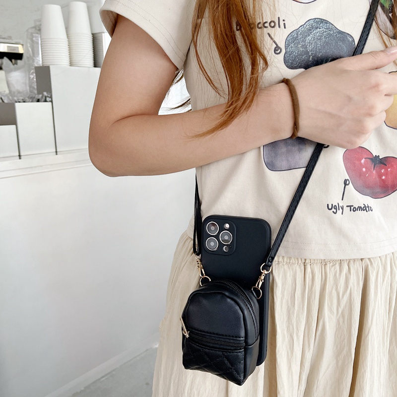 Ốp Điện Thoại Da Mềm Hình Túi Blackpink Cho IPhone 14 Plus 13 Mini 12 Pro Max 11 X Xs Max Xr 5 5s 6 6s 7 8 Plus Se 2020