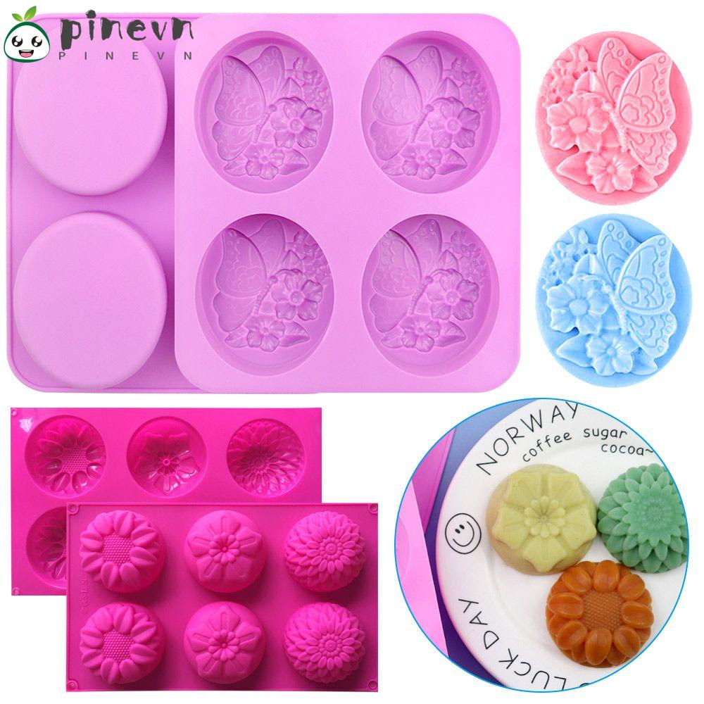 Khuôn Làm Xà Phòng Silicone 3D 6 Ngăn Tiện Lợi
