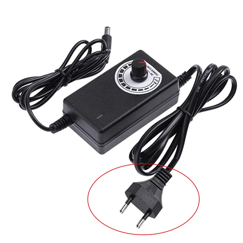 Bộ đổi nguồn điều chỉnh điện áp Dimmer 3V-12V 2A 24W chất lượng cao