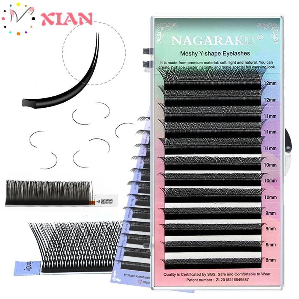 XIANTIN Lông Mi Giả 3D Dài Tự Nhiên Màu Đen