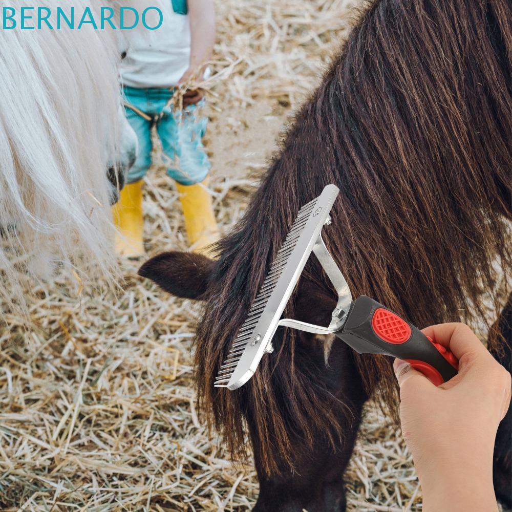 Lược Chải Lông Cho Thú Cưng 1 Cái Với Tay Cầm Cao Su Bền Bỉ BERNARDO