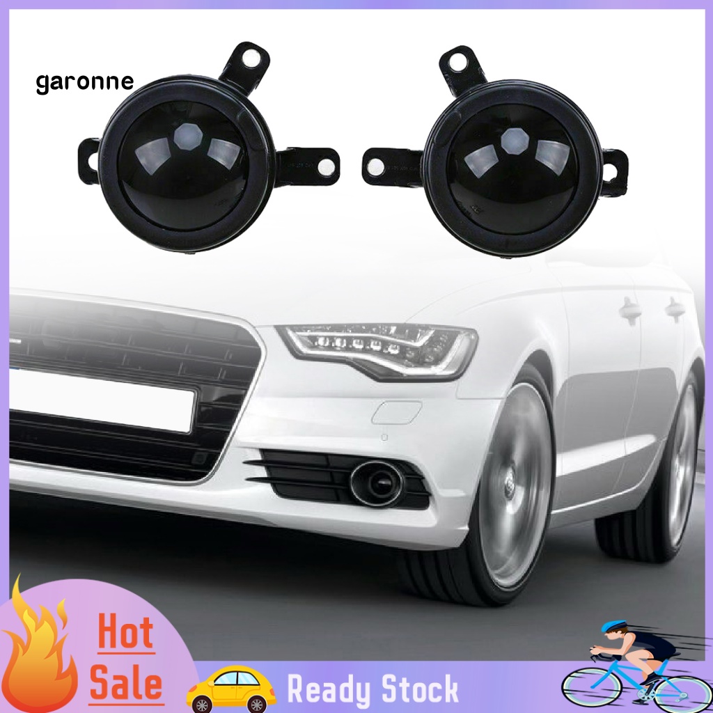 1 Cặp Ốp Đèn Sương Mù Siêu Bền Màu Đen Cho Xe Hơi Audi A6 C7 12-15