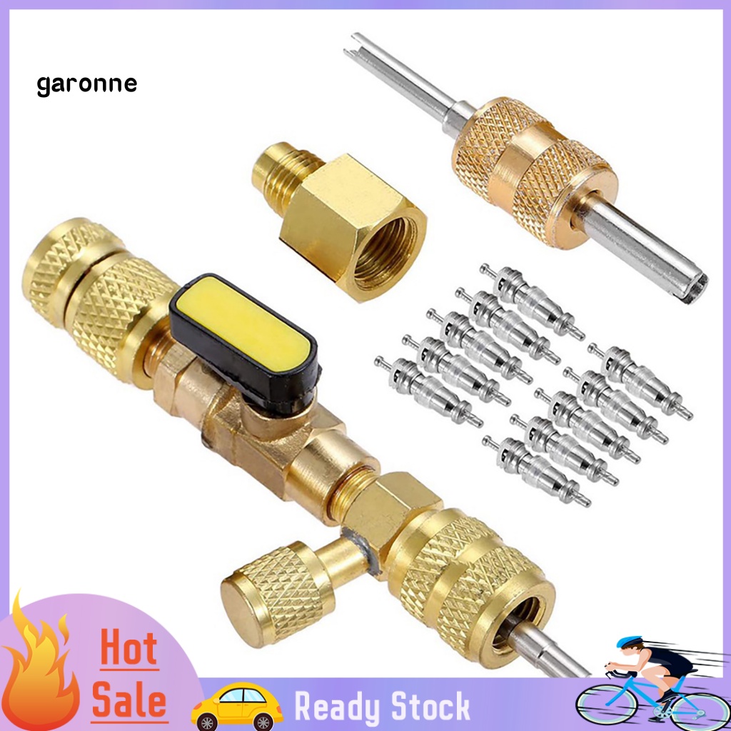 Dụng Cụ Tháo Lõi Van Cổng Van 1 / 4-inch / 5 / 16-inch R404A R407C R134A R12 R32 HVAC Cho Xe Hơi