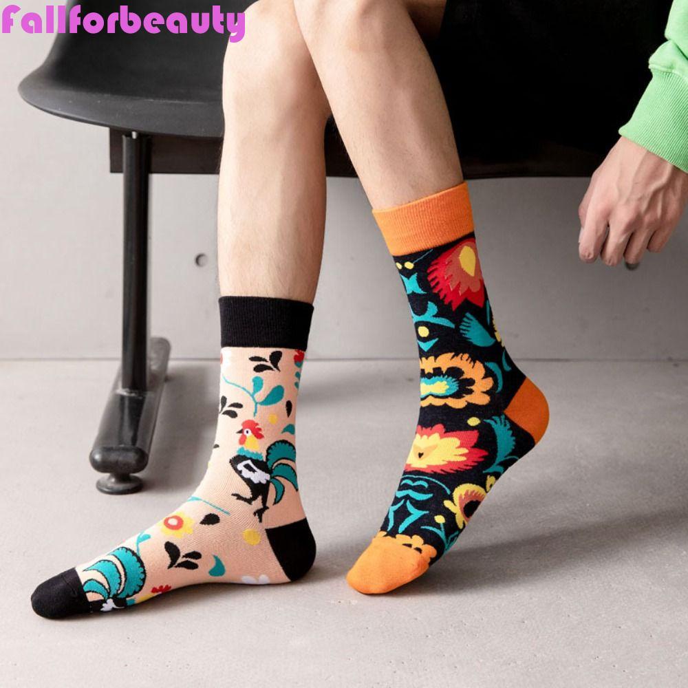 Vớ Cotton Mềm Giữ Ấm In Họa Tiết Chữ Phong Cách Hiphop Đường Phố Cho Nữ