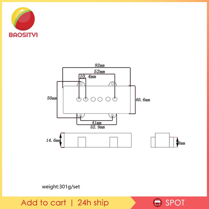 Set 1 / 2 Bộ Pickup Lõi Đơn Cho Đàn Guitar Điện 6 Dây
