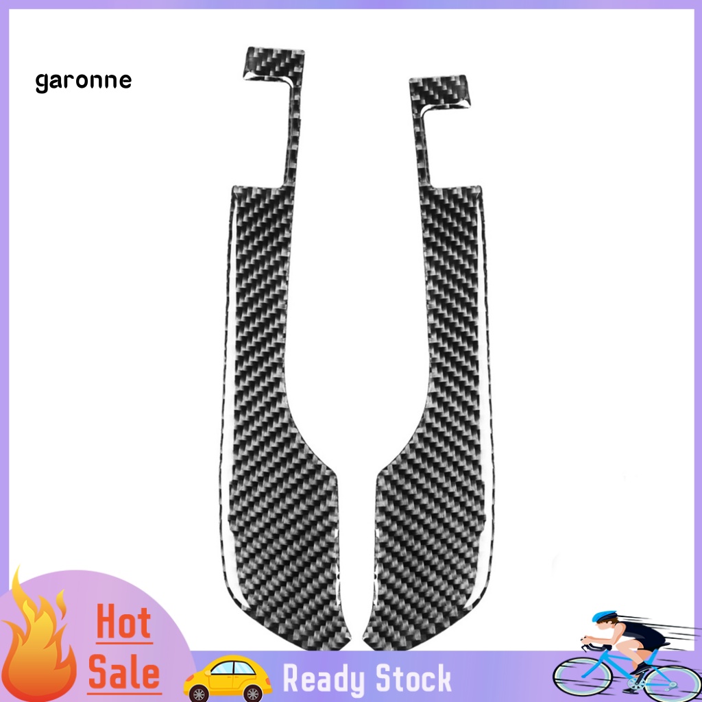 Set 2 Miếng Dán Viền Đồng Hồ Đo Tốc Độ Xe Hơi Bằng Sợi Carbon Cho Nissan GTR R35 2008-2016