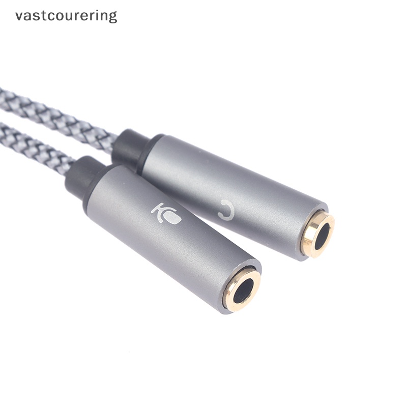 Dây Cáp Chuyển Đổi Tai Nghe / Điện Thoại Máy Tính / Laptop 3.5mm 2 Trong 1