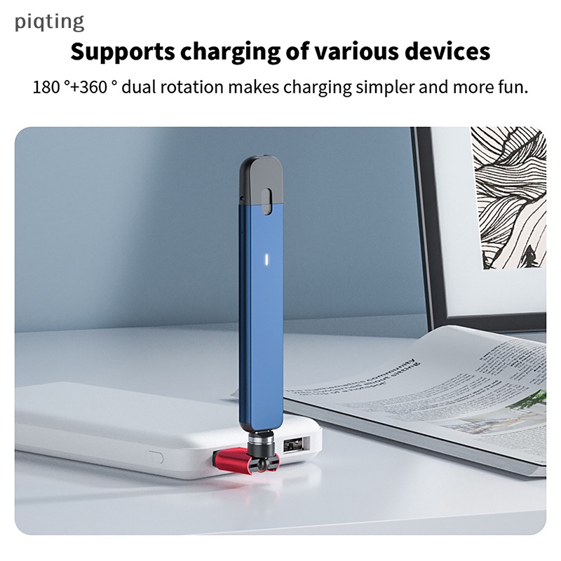 Đầu Sạc Nam Châm 540 Độ Mini USB C Chất Lượng Cao Cho Realme Nokia Lenovo ROG SAMSUNG