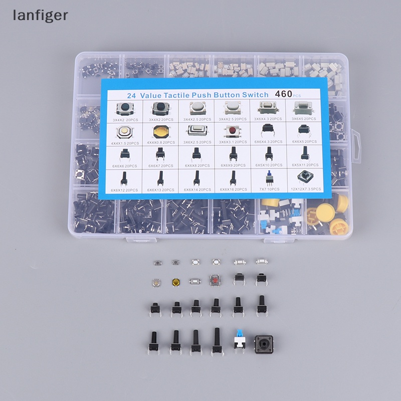 Bộ Điều Khiển Từ Xa 460 24 Giá Trị Nút Nhấn SMD Micro Kèm Hộp Đựng Cho Xe Hơi