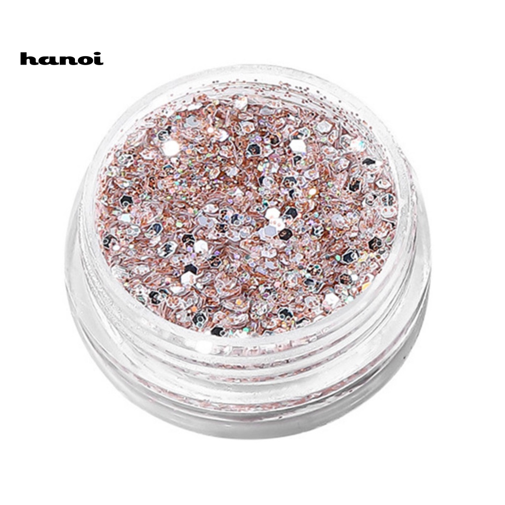 Hộp Kim Tuyến Lấp Lánh Nhiều Kích Cỡ Trang Trí Móng Tay Nghệ Thuật