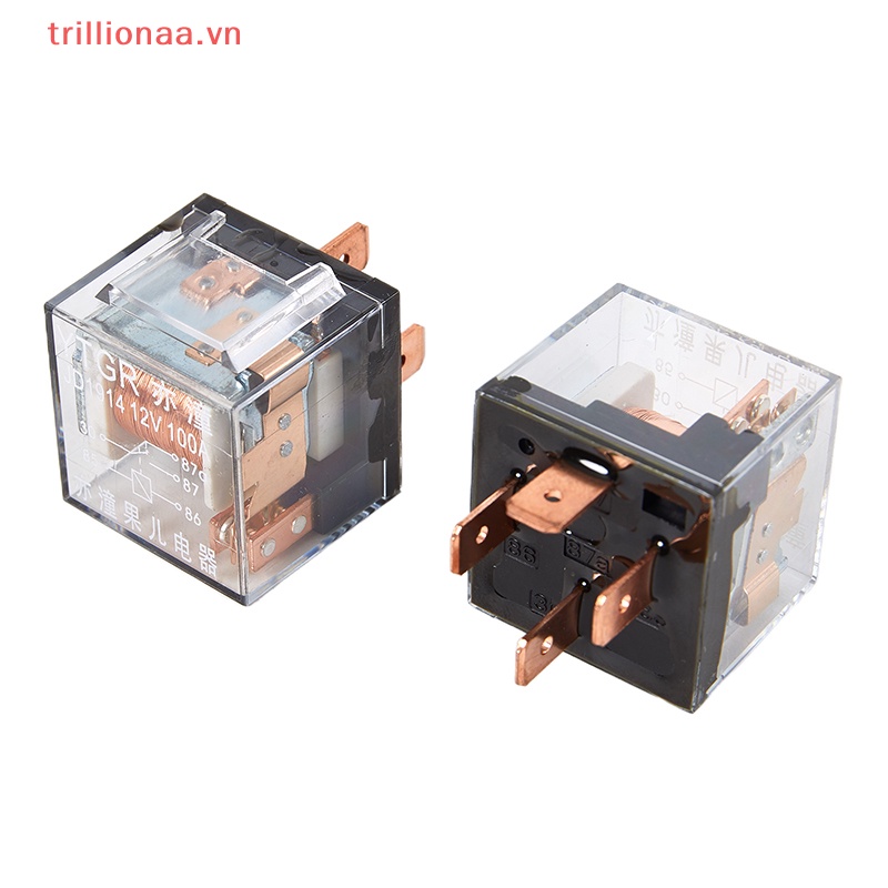 Rơ Le Công Tắc Tự Động DC 12V 100A 5Pin 4Pin SPDT Chống Thấm Nước Cho Xe Hơi