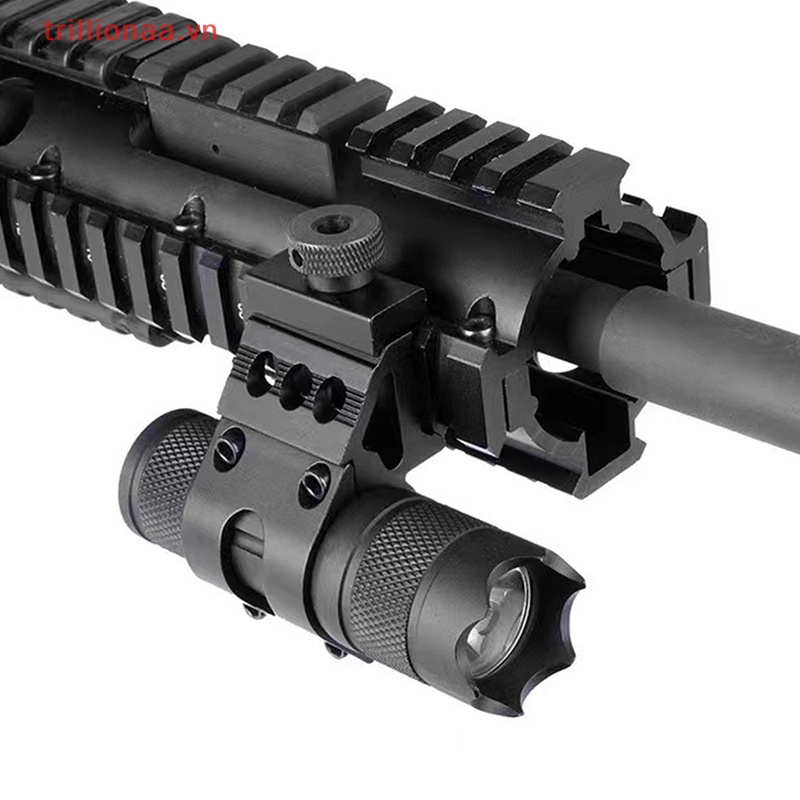 Ngàm Gắn Đèn Pin 25.4mm / 30mm 20mm-22mm Chuẩn Picany / Weaver Rail 45 Độ