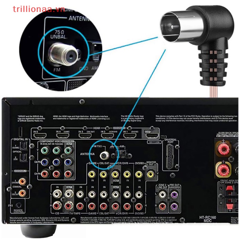 Ăng Ten Thu Tín Hiệu FM 75 Ohm F Cho Radio