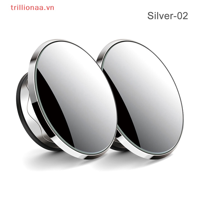 Trillionaa 2 Cái 360° Gương Chiếu Hậu Góc Rộng Soi Điểm Mù Cho Xe Hơi