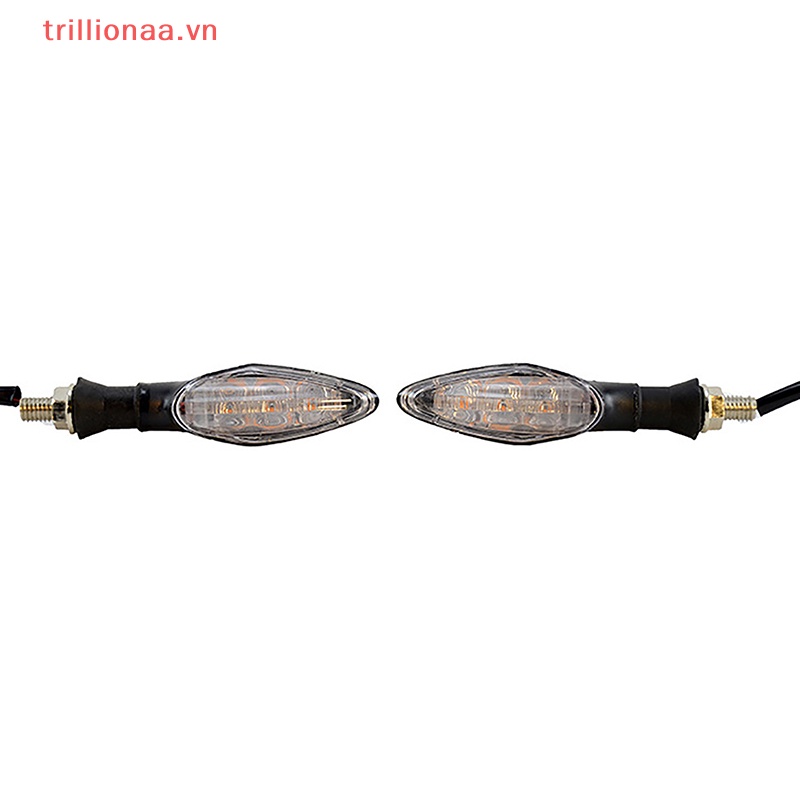 Set 2 Đèn Xi Nhan 3LED 12V Gắn Đuôi Xe Cafe Racer Honda BMW Yamaha