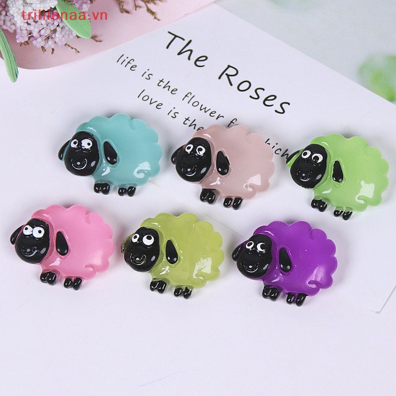 Set 5 Kẹp Tóc Hình Giọt Nước 3D Bằng Nhựa Resin Diy