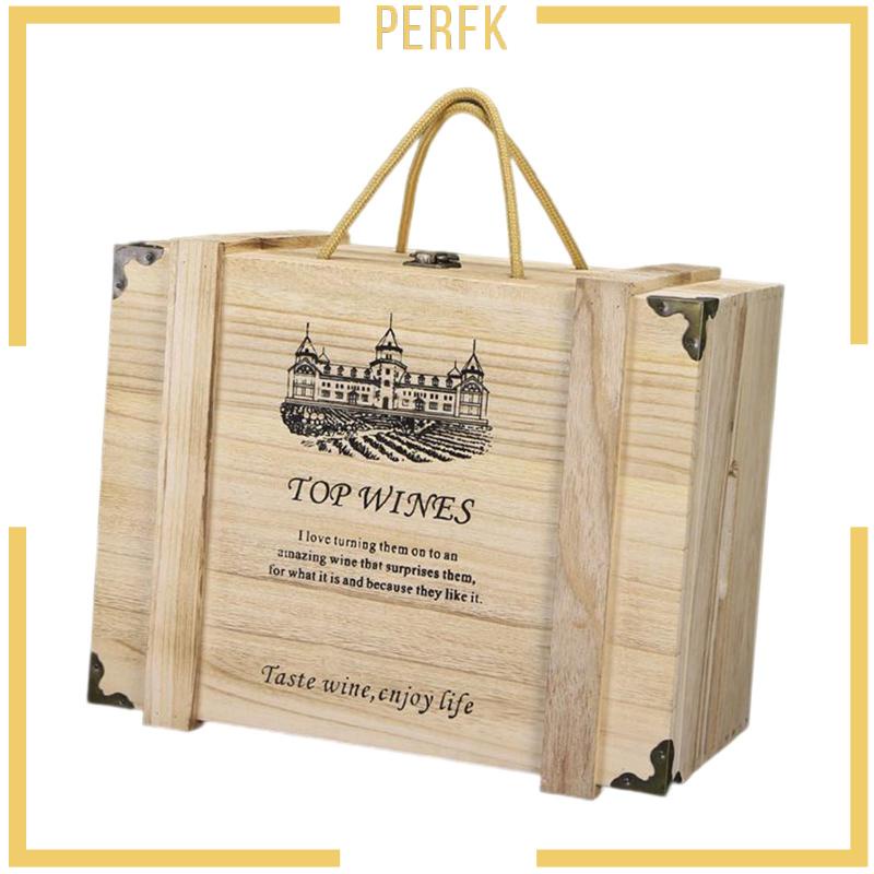 Hộp Gỗ Có Khóa Kim Loại Dùng Trang Trí Nhà Cửa Phong Cách Retro