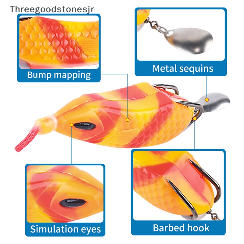 Hộp Mồi Câu Cá Giả Bằng Cao Su Hạt Kim Sa 9.5cm / 16g Màu Đen