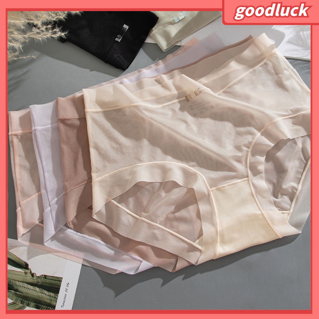 [GLO] Quần Lót Cotton Lụa Lạnh Đáy Ôm Hông Siêu Mỏng Nhanh Khô Trong Suốt Gợi Cảm Cho Nữ