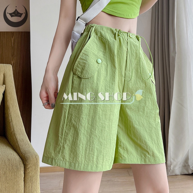 Quần Short Cargo Ống Rộng Phong Cách Năng Động Trẻ Trung Dành Cho Nam