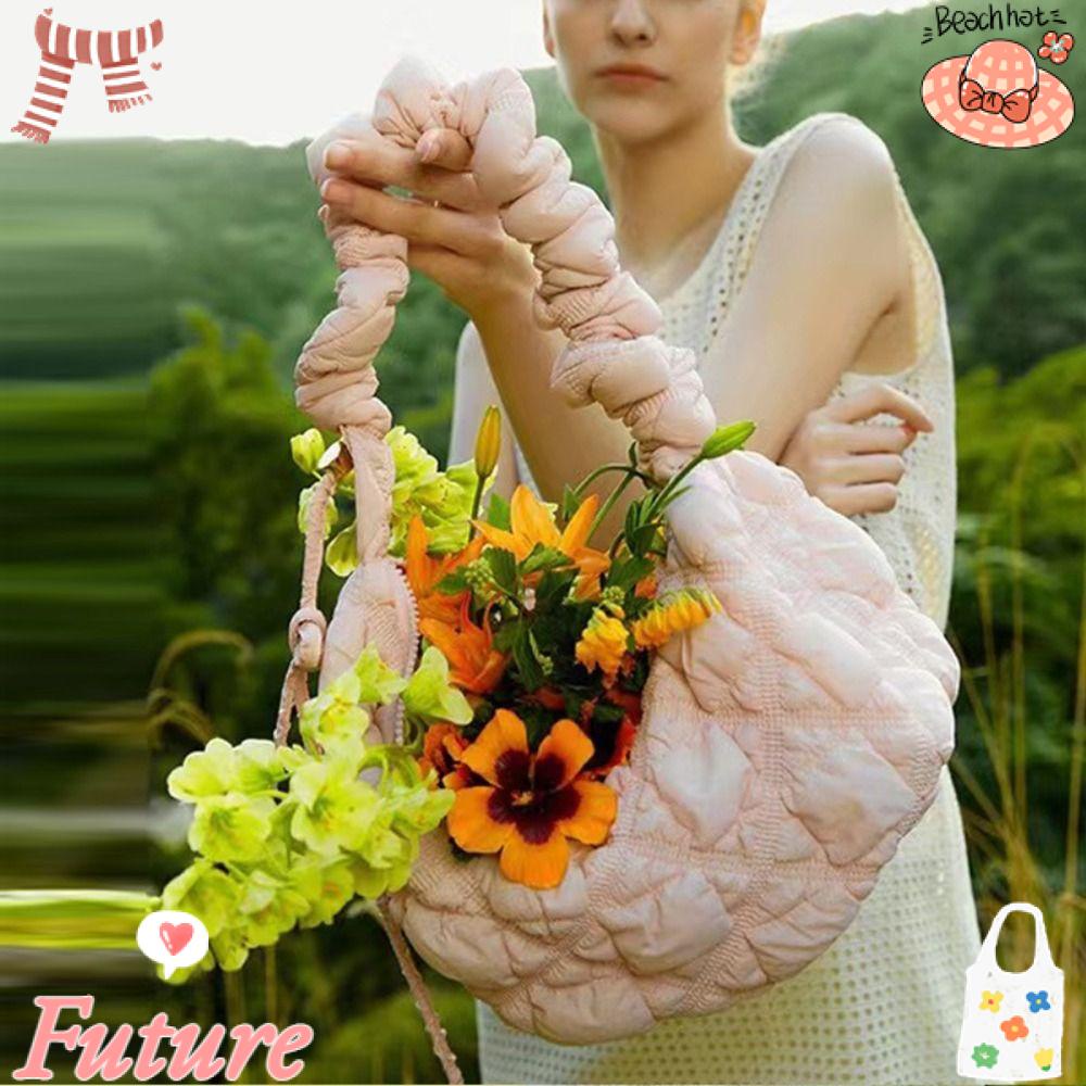 Túi Đeo Vai Hình Đám Mây Xếp Ly Sang Trọng