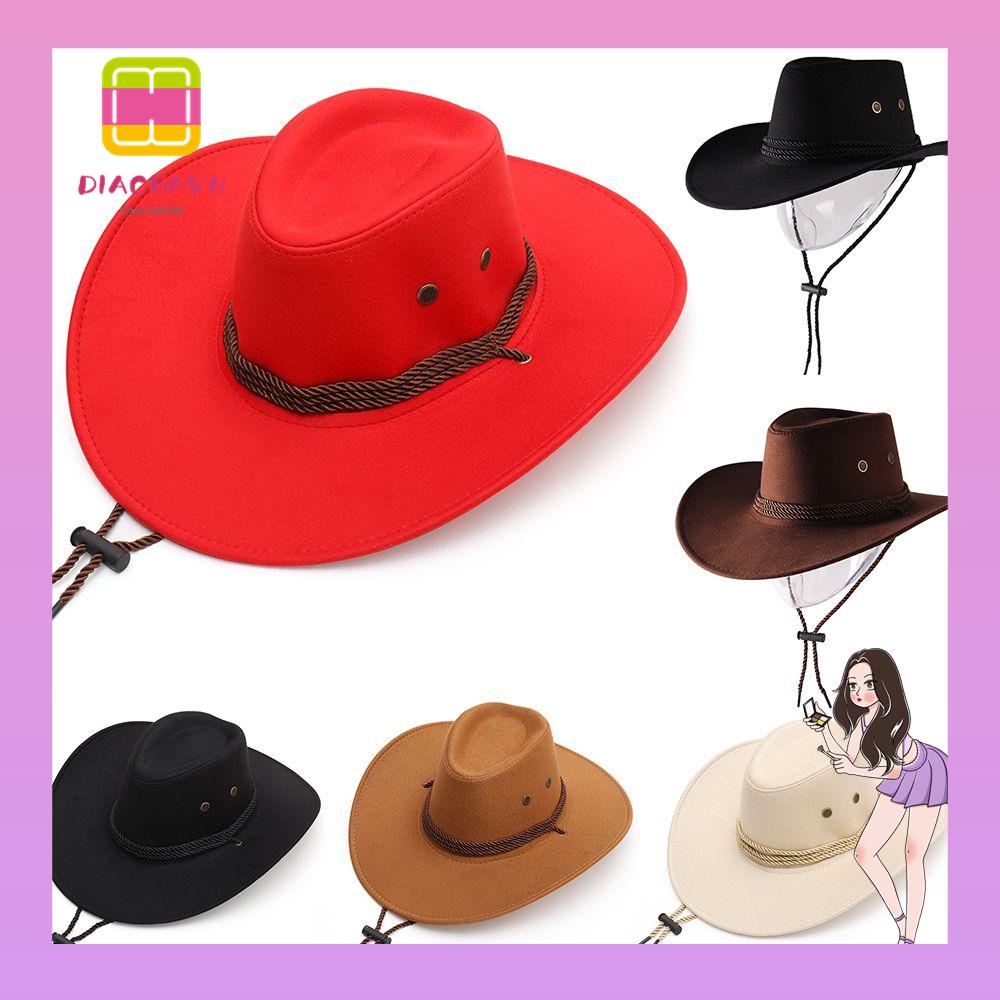 Mũ Cao Bồi Da Lộn Vành Giả Nỉ Thời Trang