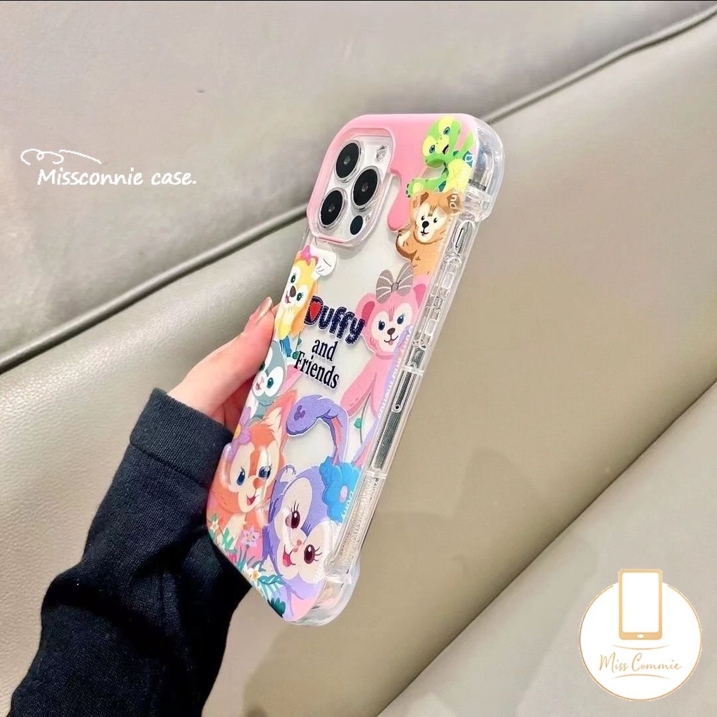 DISNEY Ốp Điện Thoại Mềm Hình Kem Duffy Friends 3D Dễ Thương Cho IPhone 7Plus XR 11 14 12 13 Pro Max X XS Max 7 8 Plus