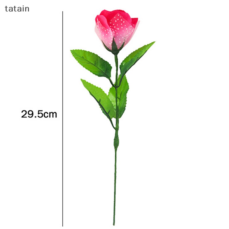 Hoa Hồng Giả Có Đèn LED 29.5cm Dùng Làm Ảo Thuật