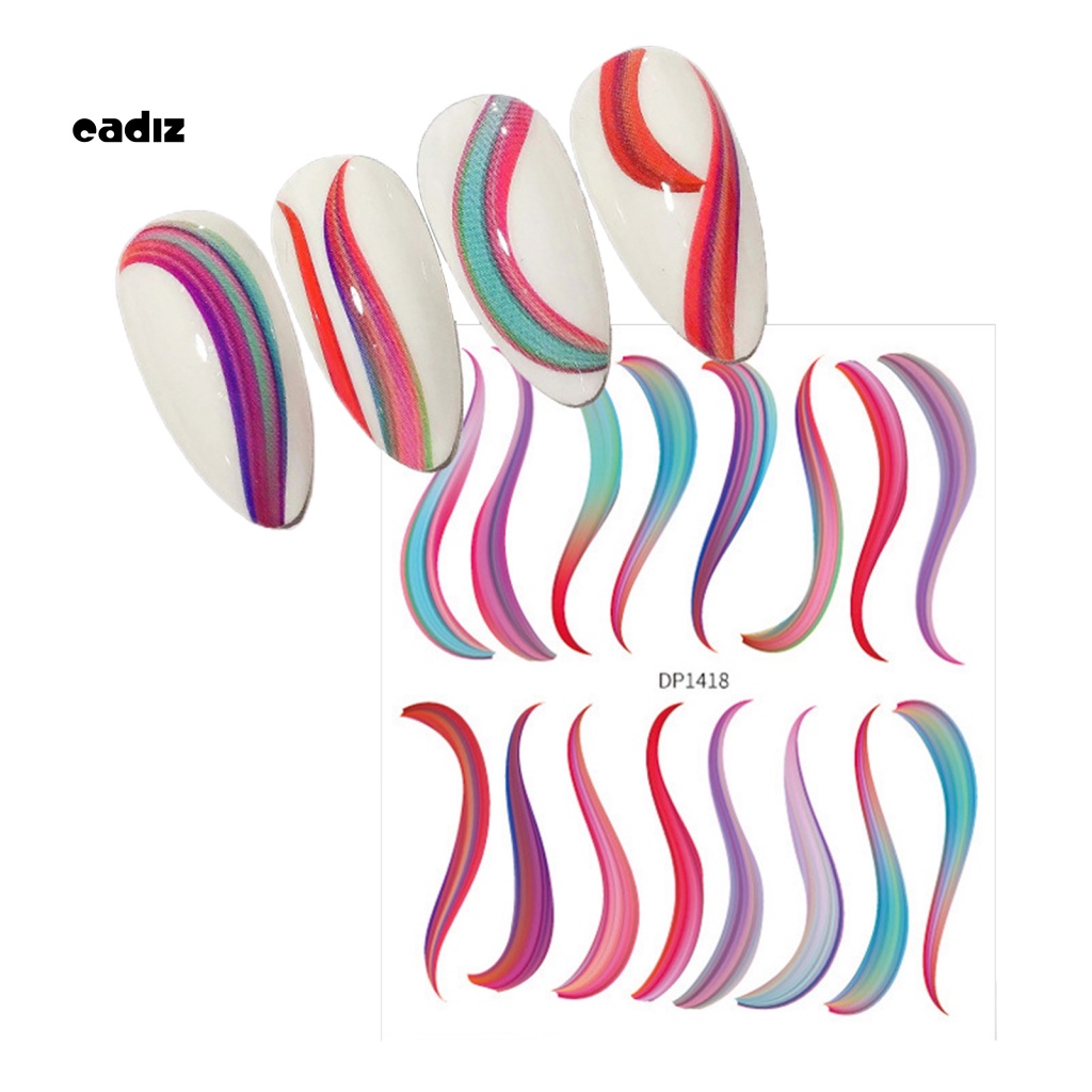 Miếng Dán Móng Tay Siêu Mỏng Hiệu Ứng 3D Phong Cách Nhật Bản