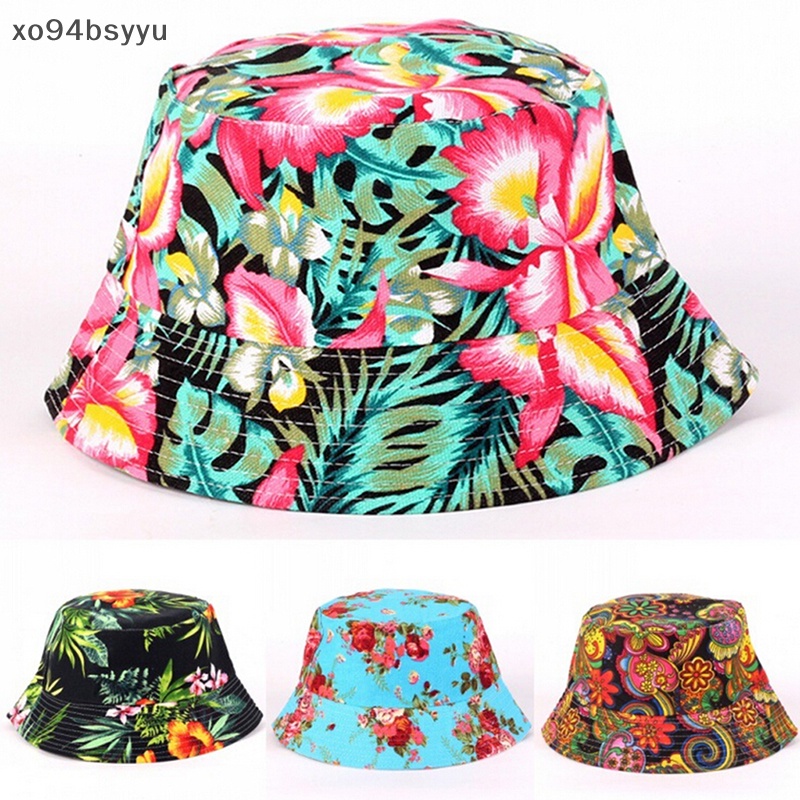 Nón Bucket xo94bsyyu Họa Tiết Hoa Thời Trang Cho Nam Và Nữ