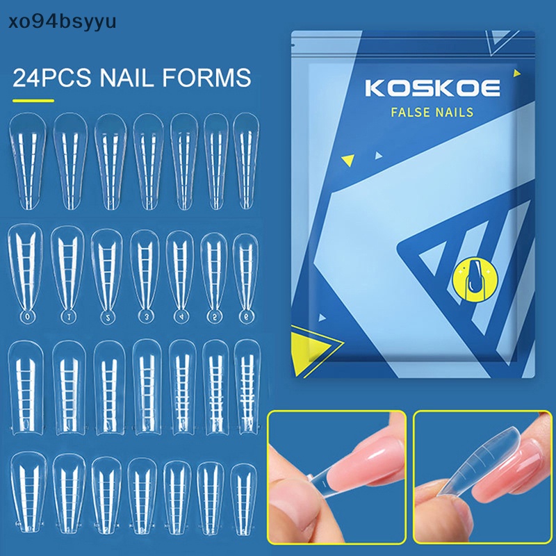 Set 20 / 22 / 24 Dụng Cụ Hỗ Trợ Nối Dài Móng Nhanh Chóng xo94bsyyu