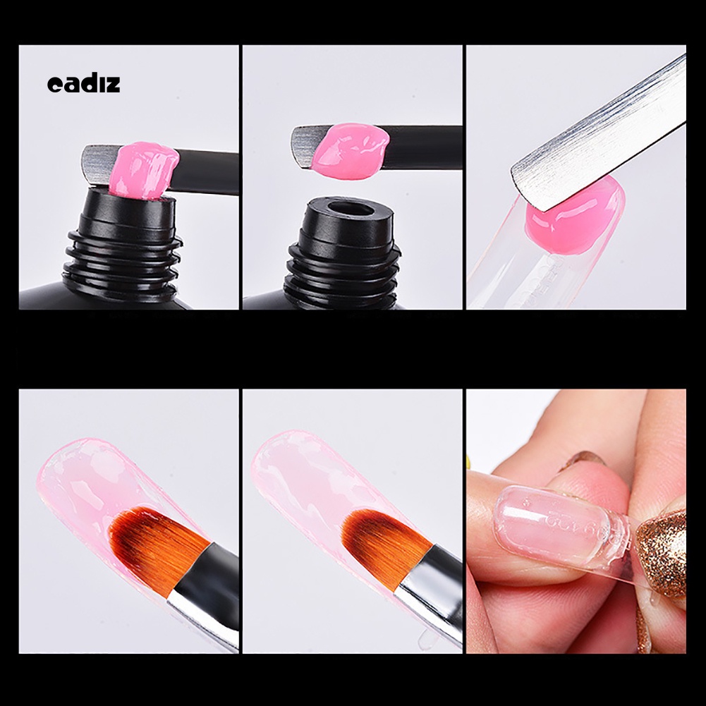 Cọ Trang Điểm Nối Dài Móng Hai Đầu Sợi Nylon Tiện Dụng