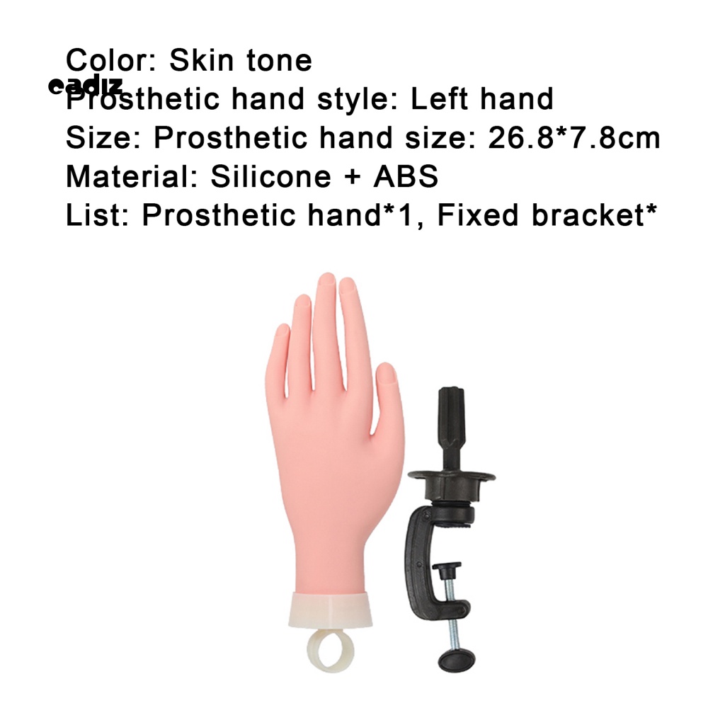 Mô Hình Bàn Tay Trái Giả Bằng ABS Không Thể Tháo Rời CADI FL-147A Cho Người Mới Bắt Đầu