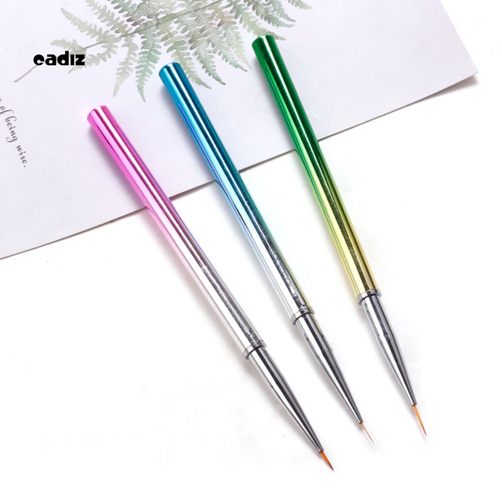 Set 3 Bút Vẽ Móng Tay Nghệ Thuật Hình Nàng Tiên Cá Siêu Mỏng Tiện Dụng