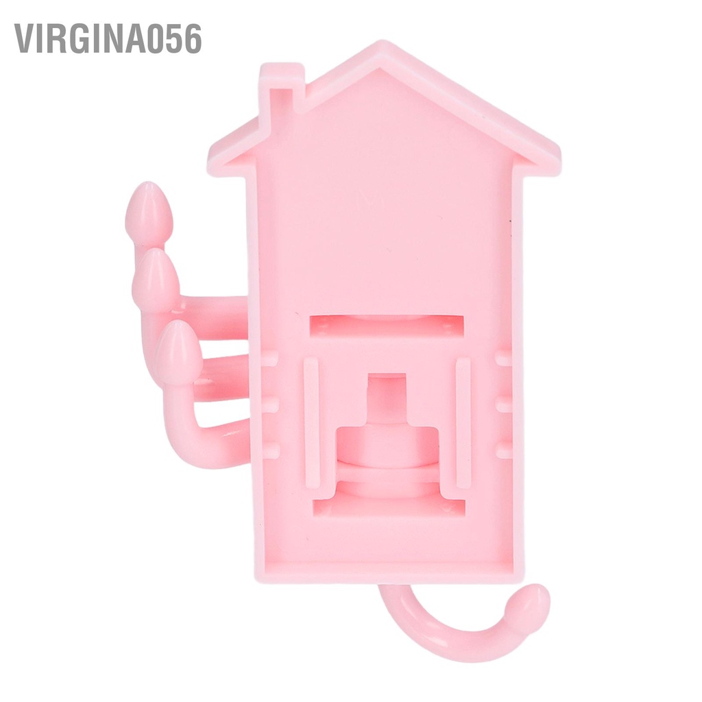 Virgina056 Móc dọc Chống nước Có thể tái sử dụng Xoay tự dính mạnh cho tường nhà bếp phòng tắm