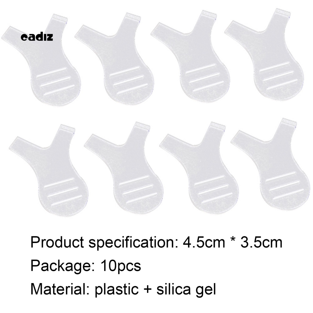 Bộ 10 Cọ Chải Lông Mi Silicone Hình Chữ Y Tái Sử Dụng Được