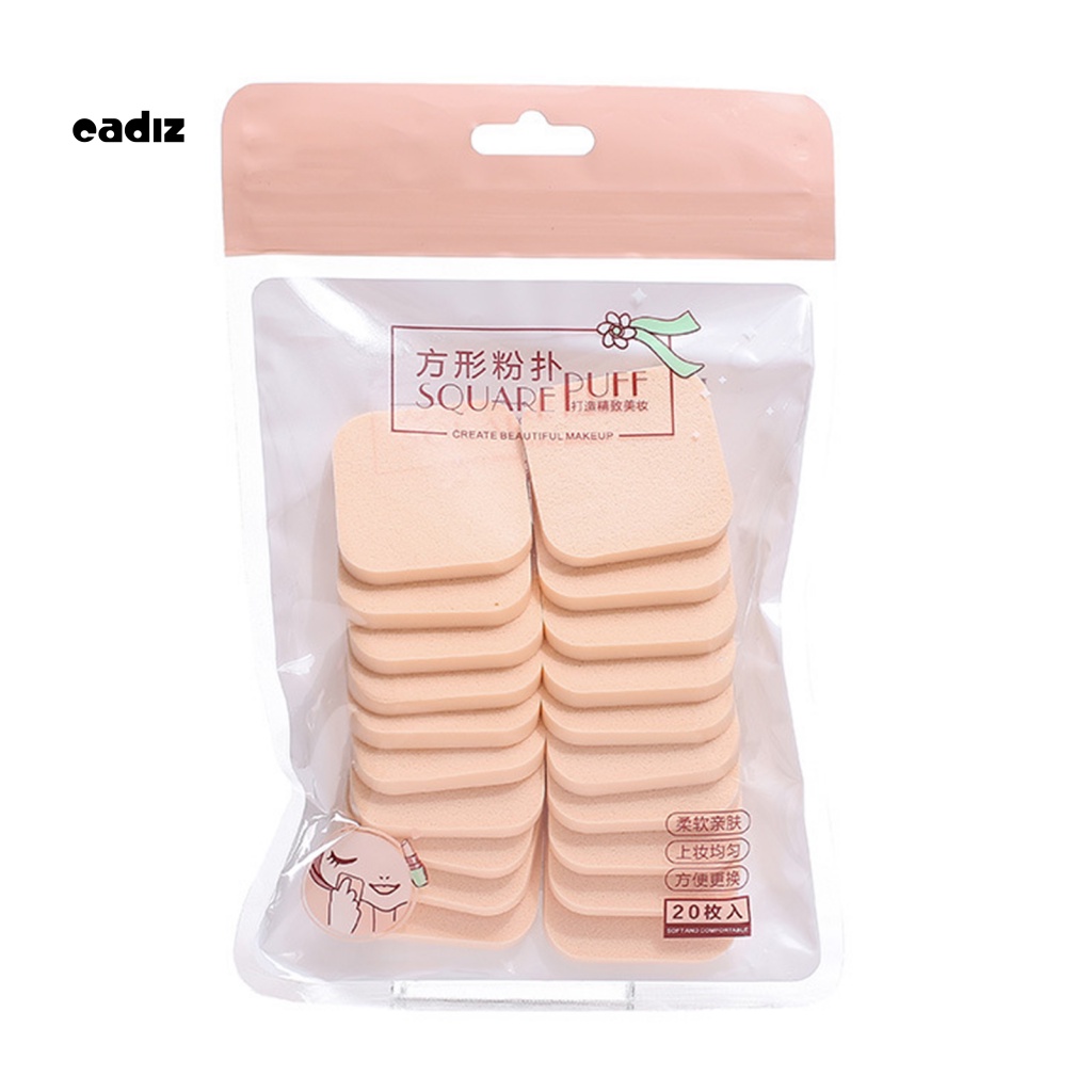 Set 20 Mút Trang Điểm Mềm Mại Không Gây Kích Ứng Độ Co Giãn Cao Tiết Kiệm Không Gian