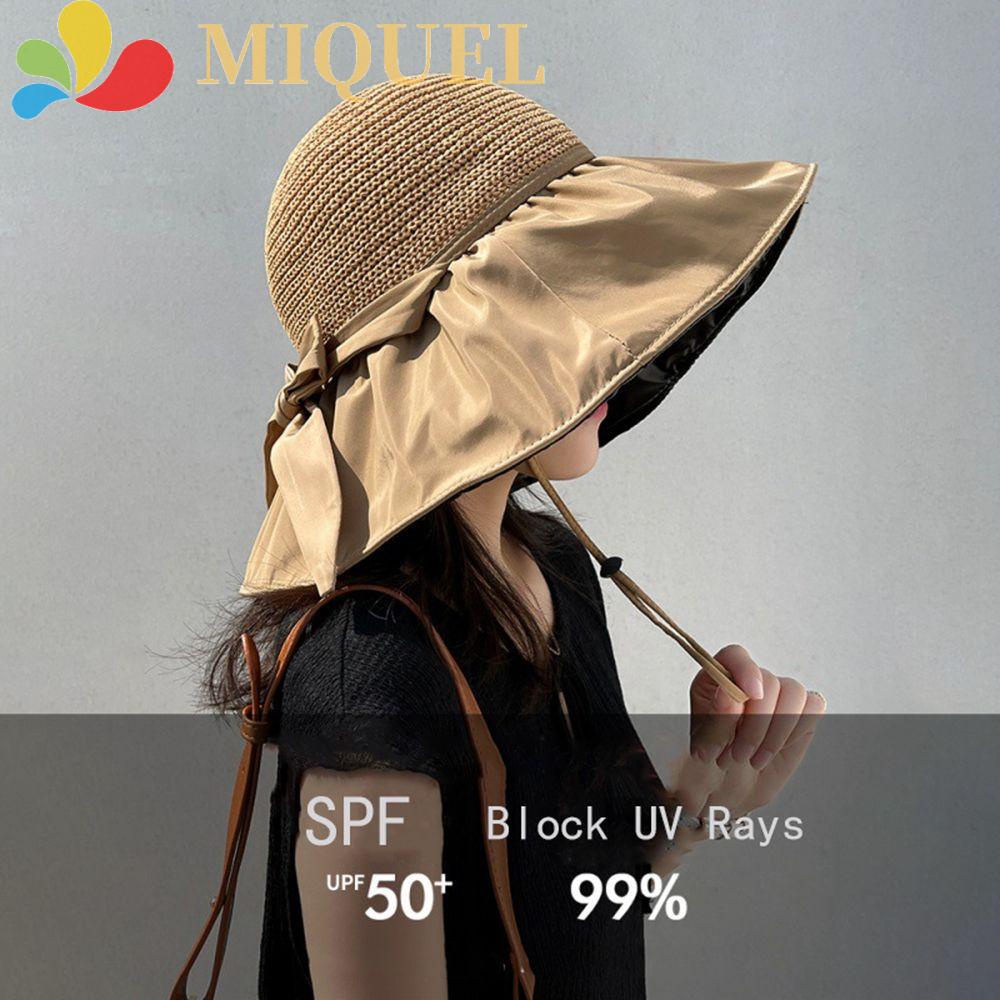 Mũ Rộng Vành Che Nắng Đính Keo Đen Thời Trang