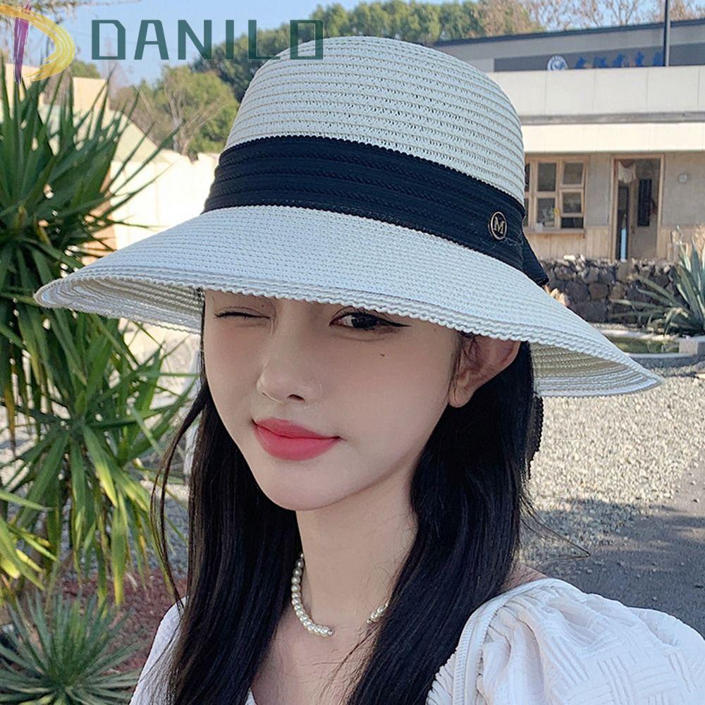 Danilo Mũ Cói Chống Nắng Gấp Gọn Thời Trang Đi Biển