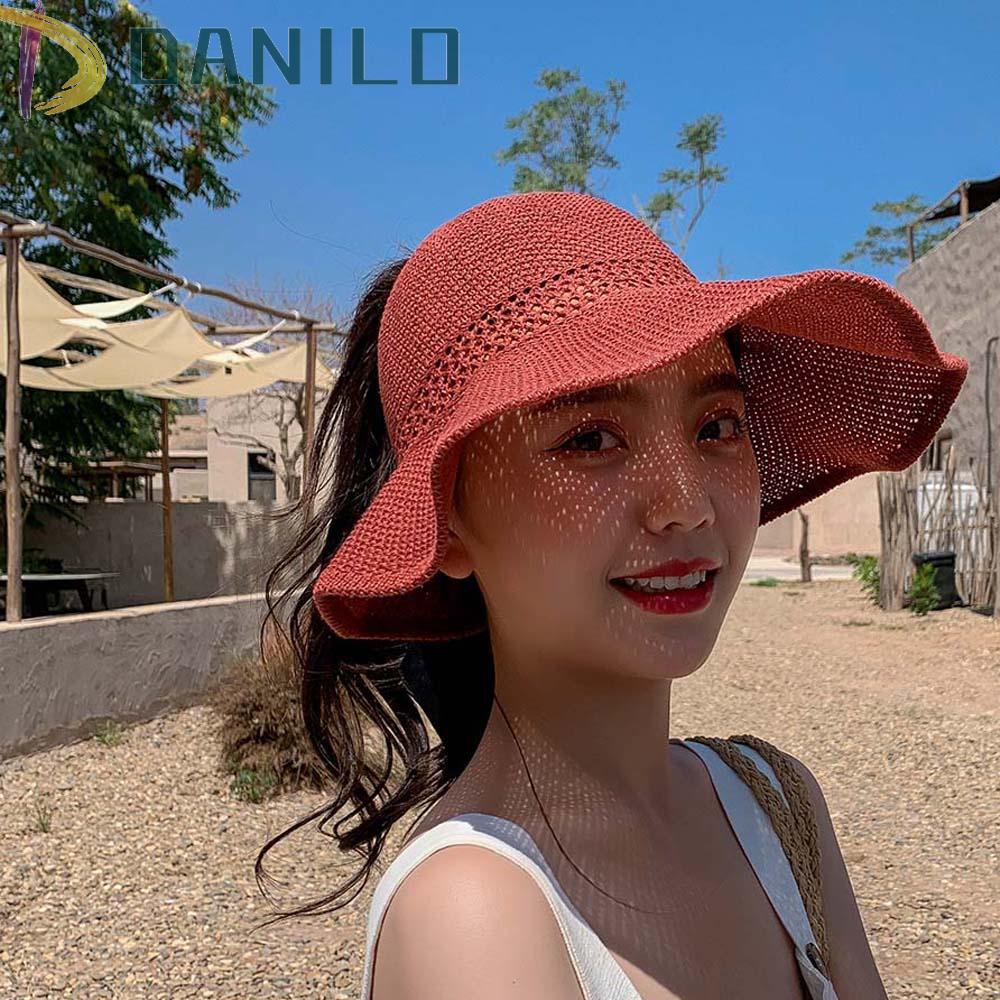 Mũ Rộng Vành Hở Chóp Chống Nắng Thời Trang Mùa Hè