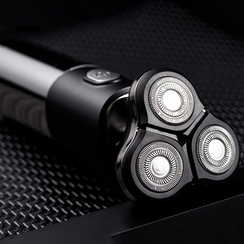 1 Bộ Tông Đơ Cạo Râu Khô / Ướt Dạng Xoay Tích Hợp Đèn LED Có Thể Sạc Lại Bằng Cổng USB